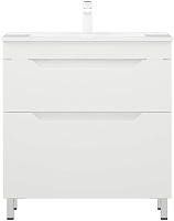 Corozo Тумба с раковиной Юта 75 Z2 белая